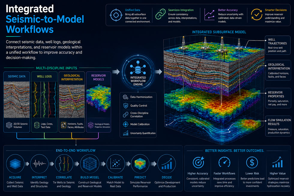 Integrated Seismic-to-Simulation Workflows